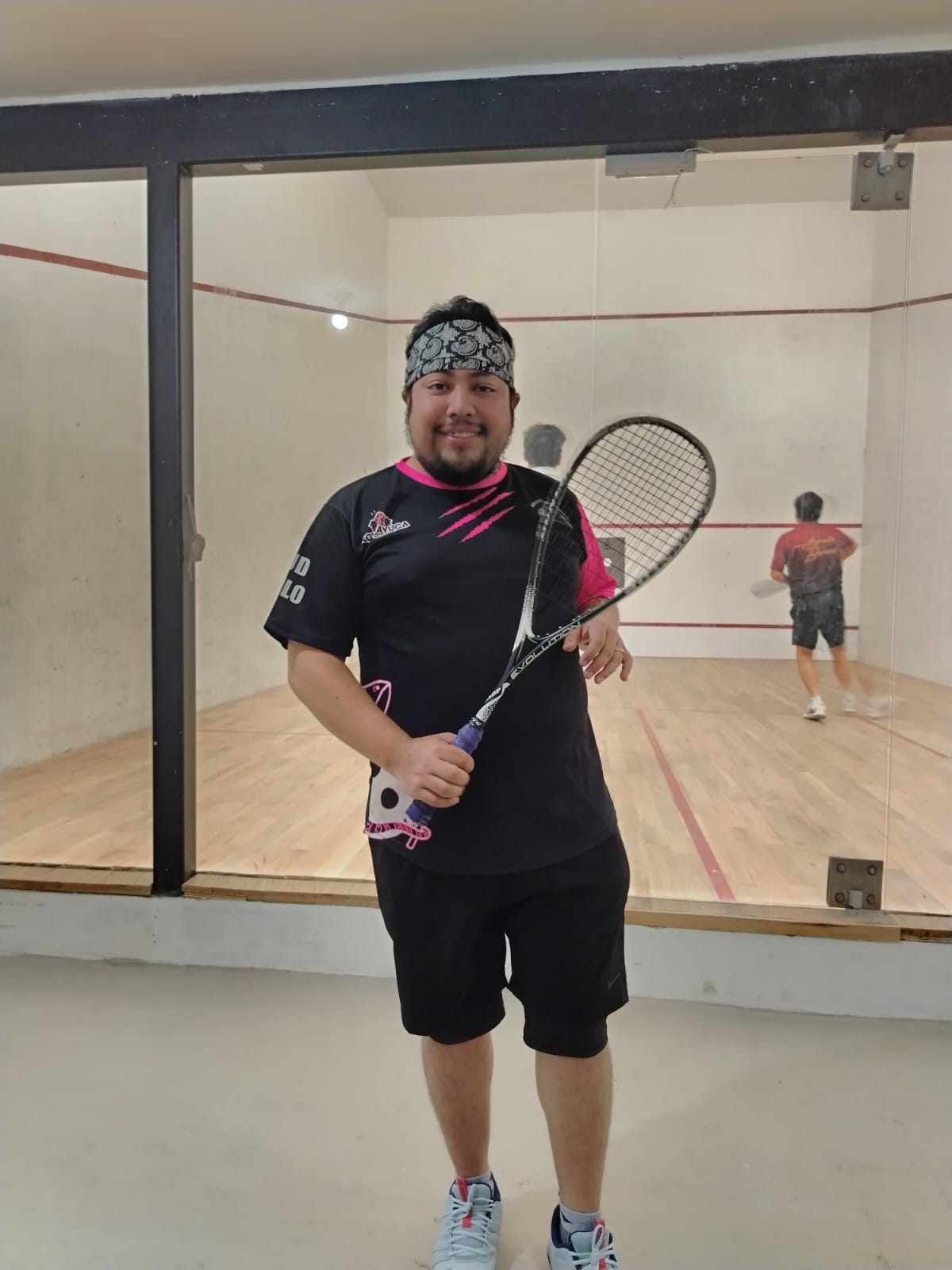 Jugador José Luis de squash Tolcayuca